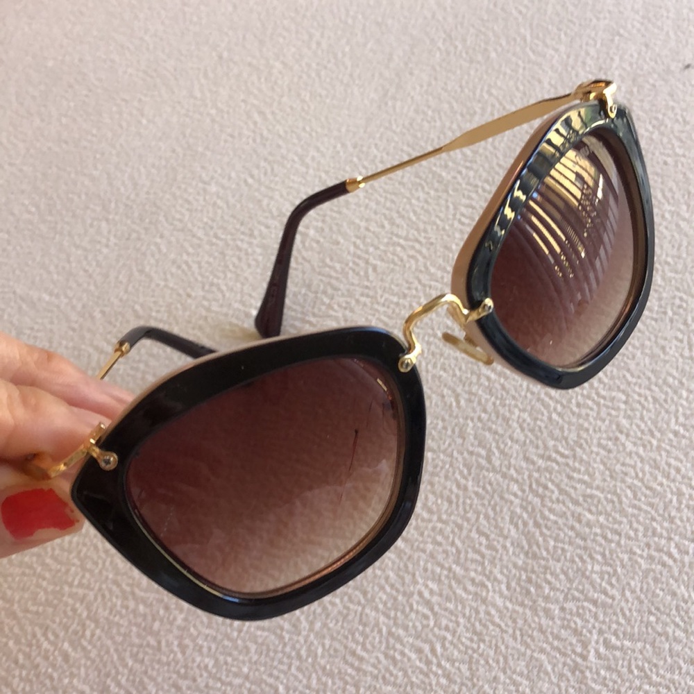 Miu Miu Cat Eye Sunglasses - image 1